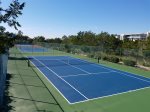Three tennis courts provided 
